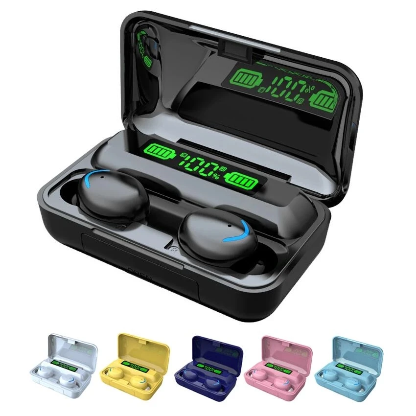 F9 TWS Wireless Headphones Earphones F9-5 Sports Earbuds Headset With For V5.0 BT Phones Xiaomi Samsung Huawei Iphone OPPO