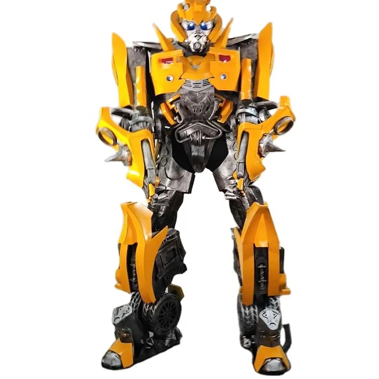 

High Quality Realistic Good Quality Large Adult Size Robot Costume Yellow Robot Suits