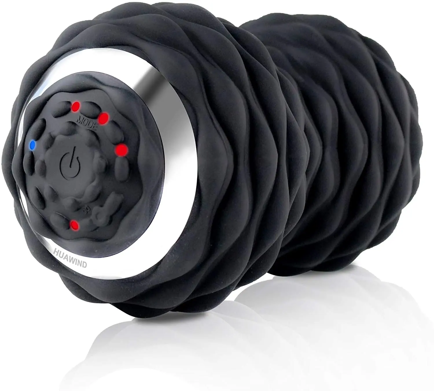 

USB Rechargeable Peanut Yoga Massage Ball Wholesale Price Free logo with cheap shipment fee, Pink blue black purple