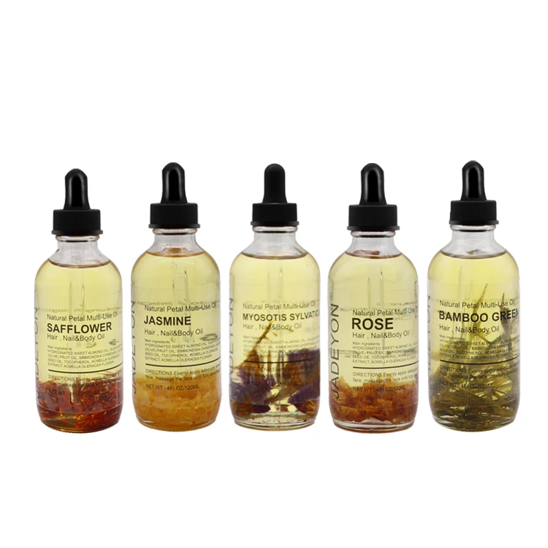 

private label 100% pure Body Massage hair Oil Lavender Calendula Jasmine gardenia Neroli Safflower rose essential oil