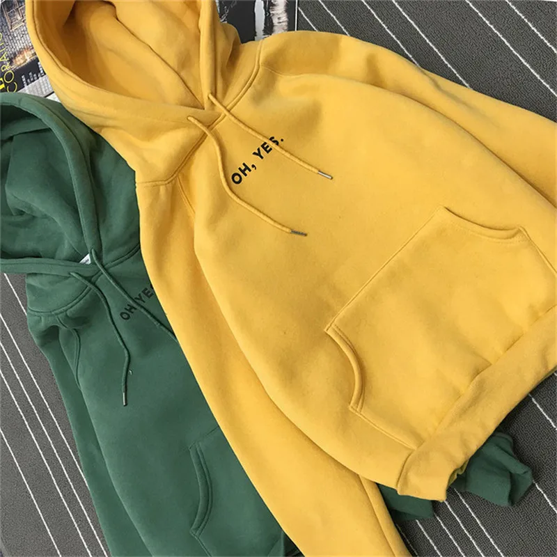 

UP-Autumn and Winter Fashion Hooded Sweater Women's Korean Students' Loose Plush and Thickened Pullover Coat
