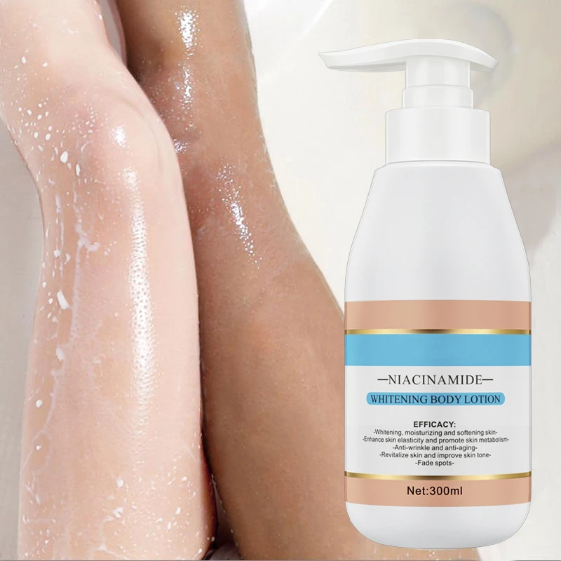 

Wholesale Moisturizing Natural Organic Nicotinamide Skin Whitening Body Lotion Lightening Body Cream