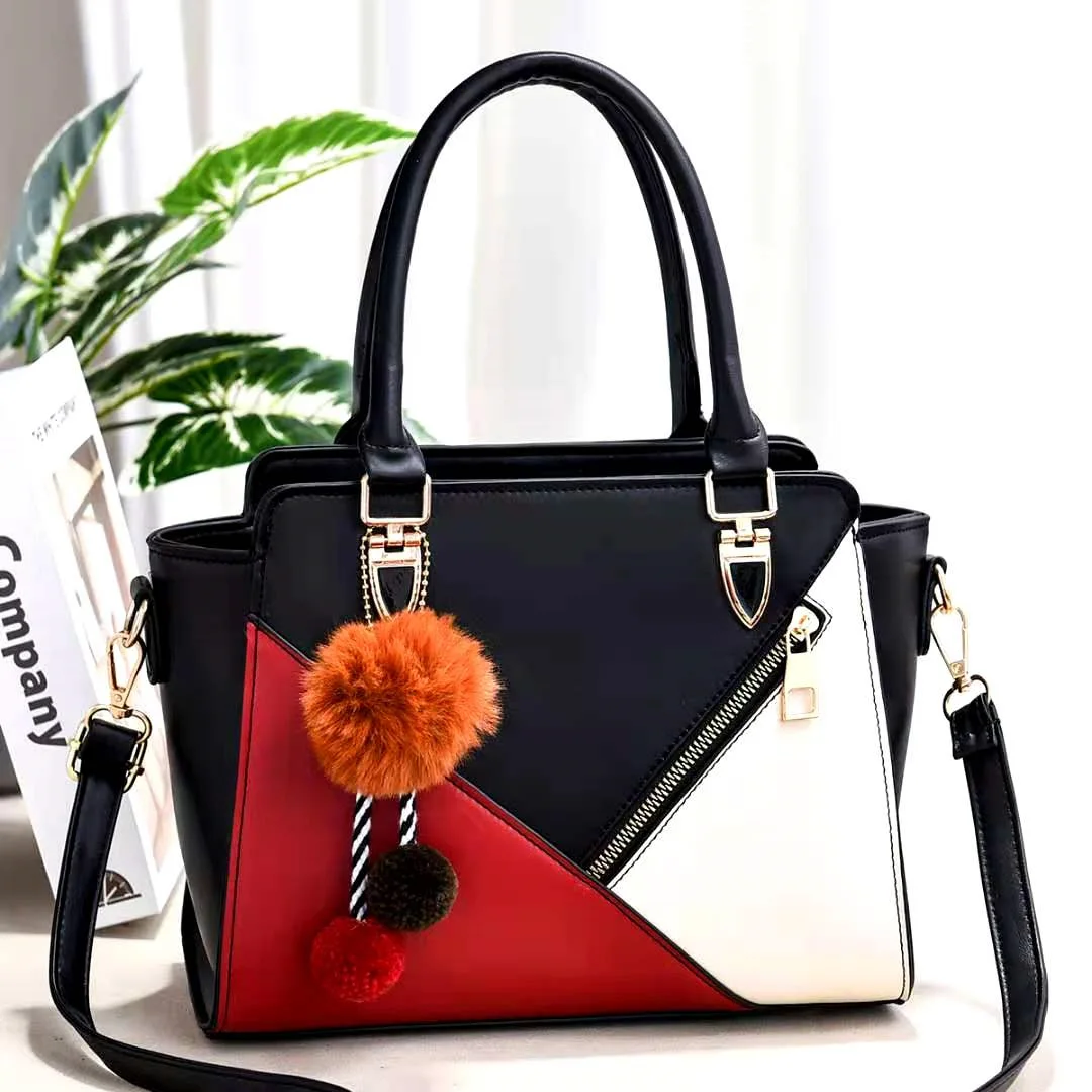 

DL015-25Female Crossbody Bag Women PU Leather Handbag new Portable handbag Most Popular Design PU Material Hand Bag Shoulder Bag, Black....