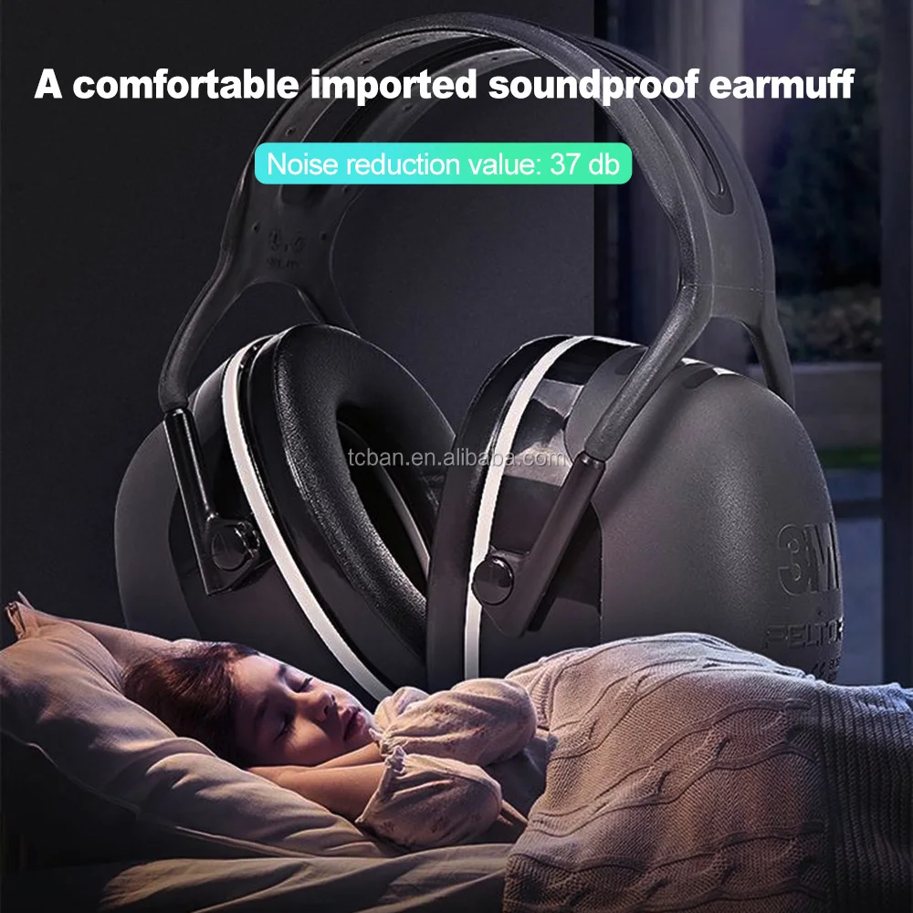 3m / X5a Noise Cancelling Ear Muffs Hearing Protection Noise Reduction