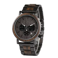 

New style hot selling BOBO BIRD good quality quartz mens wood watch