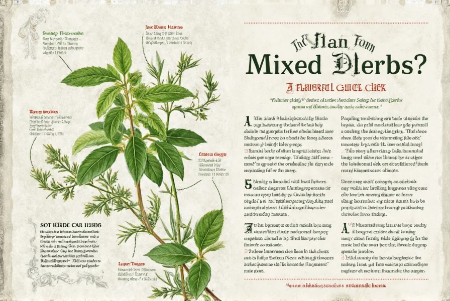 what herbs in mixed herbs a flavorful guide for spice lovers