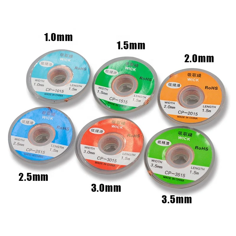 1.5mm 2.0mm 2.5mm 3mm 3.5mm Length 1.5m 1515 2015 2515 3015 Desoldering