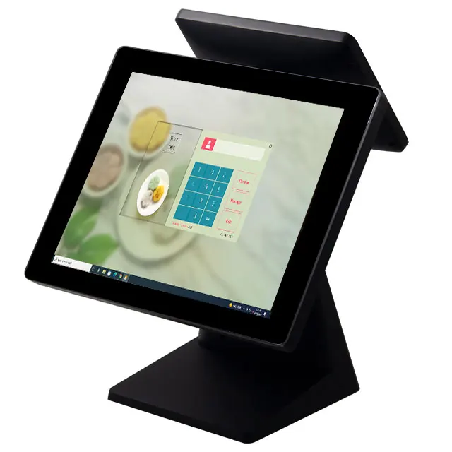 

POS System 15.6 inch cash register used for restaurants and retails support LED8VFD2209.7inch POS Software Optional