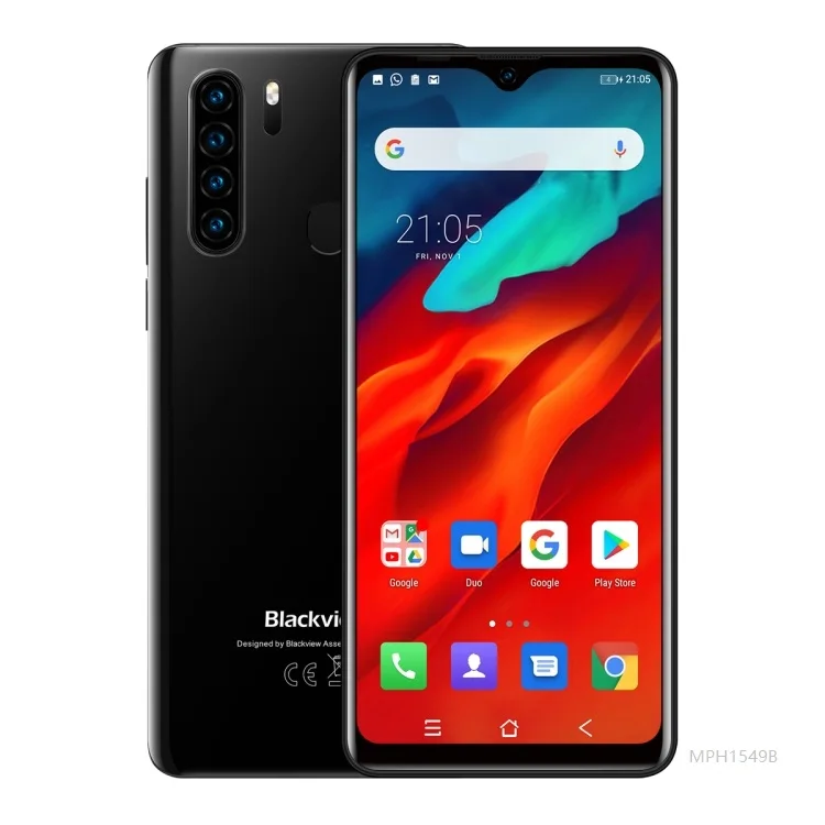 

Blackview A80 Plus 4GB 64GB 4680mAh Battery 6.49 inch Android 10 Android Phone 5580mAh NFC 5.7inch 4G
