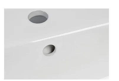 Modern design bathroom ceramic thin edge cabinet white wash hand basin