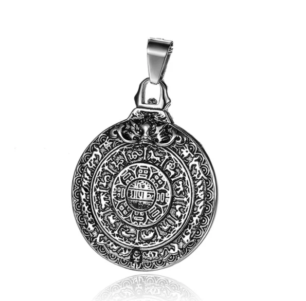 

palace patronus 12 Chinese zodiac man necklace stainless steel pendant