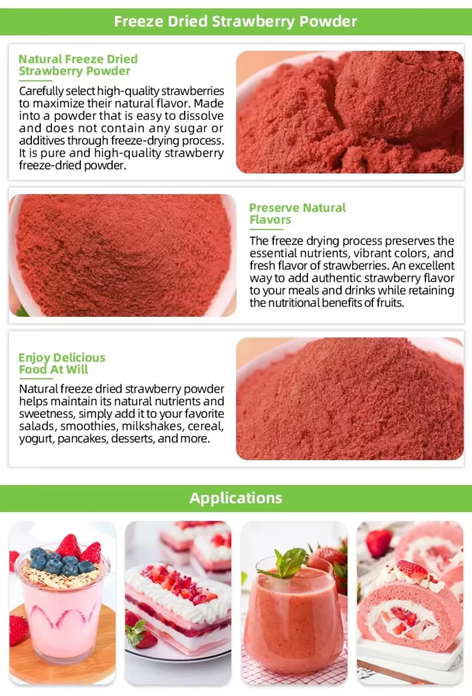 Bulk Strawberry Powder | Wholesale Supplier H23d9e845787747eda8a134d0c505ad6eo