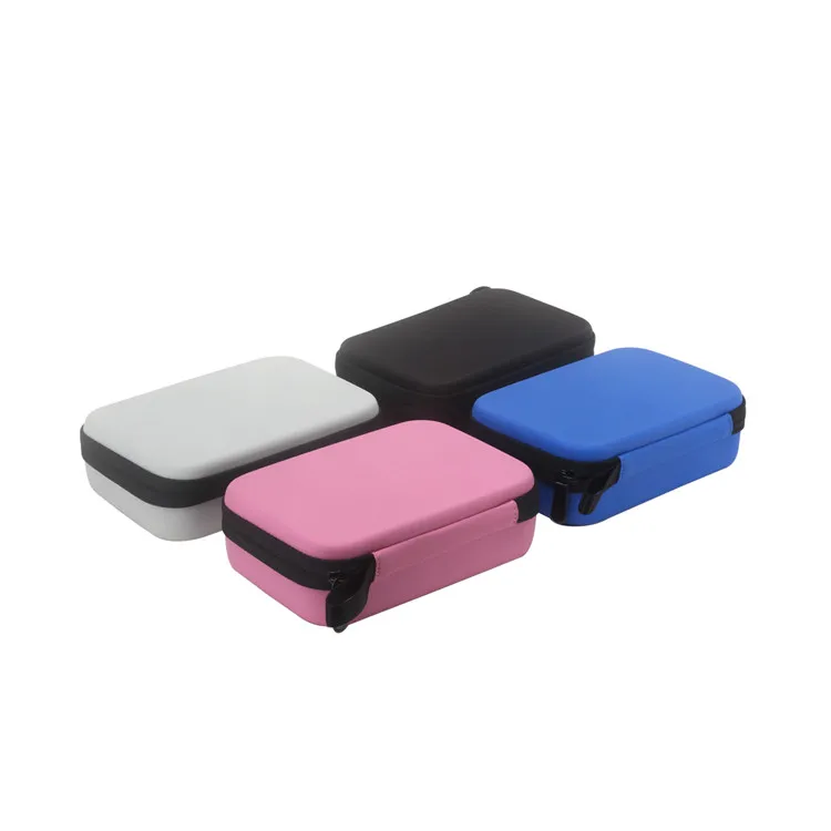 

Custom multi-function hard EVA pu leather external protection hard drives Storage boxes, Black,pink,sky blue,white or customizable