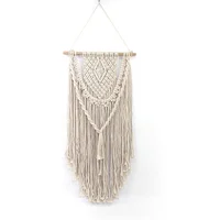 

Boho Hand Crafted Home Decor Cotton Woven Tapestry Wall Decoration Macrame Wall Hanging