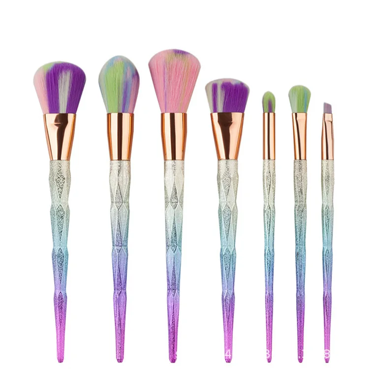 

Free Sample Best Selling 7PCS Unicorn Makeup Brush Set, Mix-color