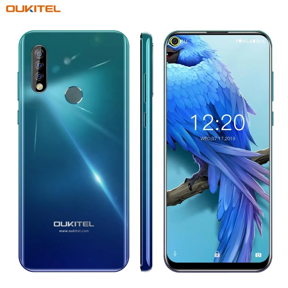Oukitel C17 Pro6.35   " 4G LTE Mobile phone 4+64  GB Android 9.0 support 5G/2.4G wifi with Face ID unlock