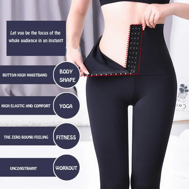 

High Waist Trainer Corset Yoga Pants Gym Leggings Women Apparel Workout Clothing Fitness