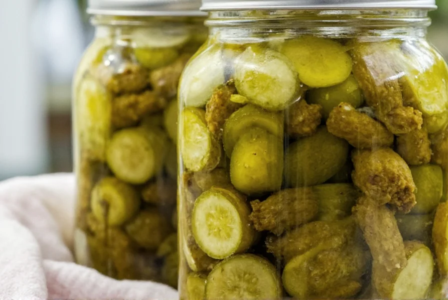 Comparison of pickles and fermented foods