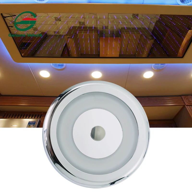 

Aluminum Alloy Ceiling Light RV With Touch Dimmer Caravan Ceiling Light For Boat