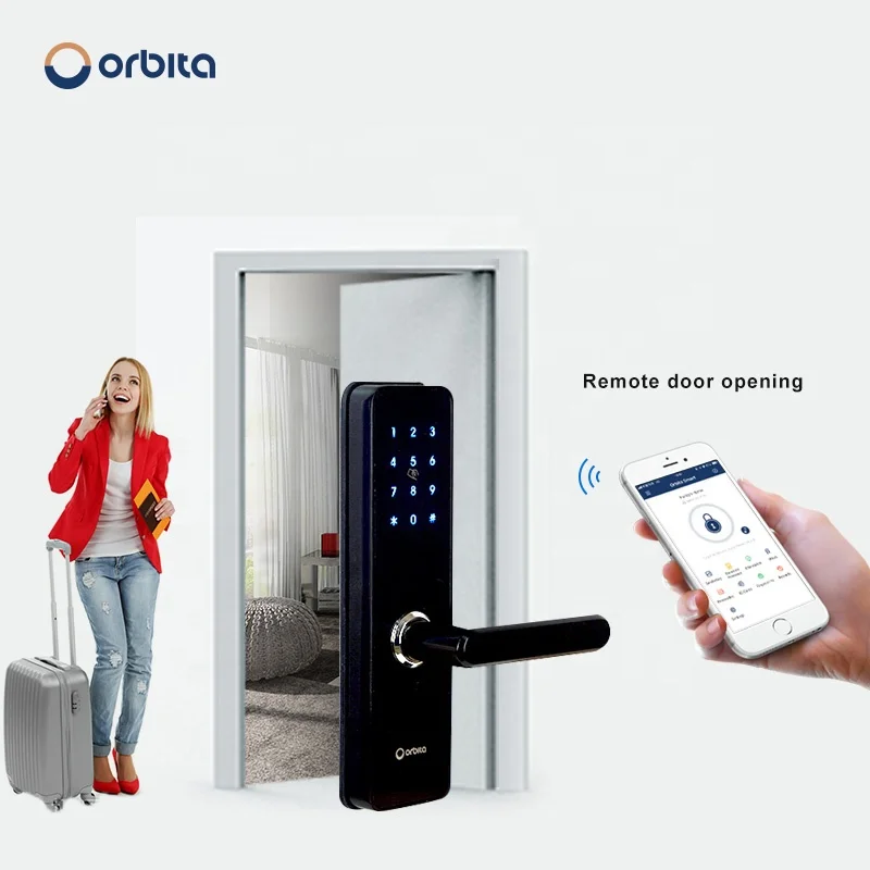 

Orbita cheap factory keyless digital smart home airbnb code condom remotely unlock door lock