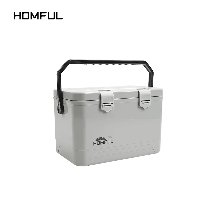 

HOMFUL outdoor camping picnic PP insulated food fresh keeping cooler box, Grey