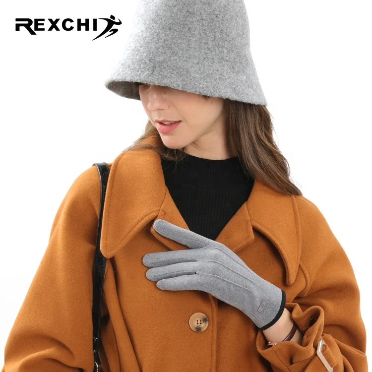 

REXCHI DY33 Cheap Touch Factory Winter Knitted Gloves Keeping Warm Custom Winter Gloves Unisex, Has 4 color