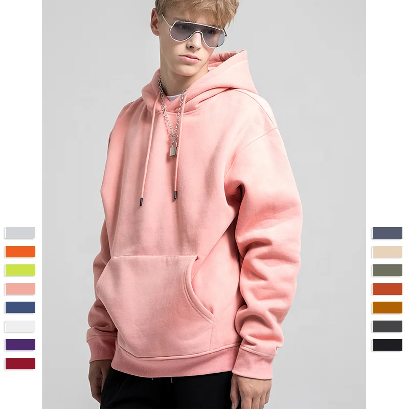 

Fashion Streetwear Cute Women Men Pink Custom Hoodies Low Moq Hoodie Custom Print Autumn