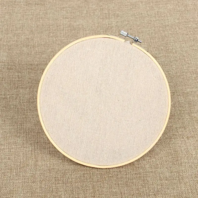 
Wholesale price spot creative environmental protection cross stitch kit wooden frame natural bamboo embroidery frame 