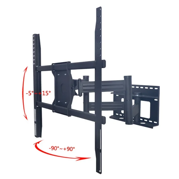 Ağır Hizmet Uzatılabilir Döner Kol 125lbs Teleskop Lcd Plazma Tilt Tv