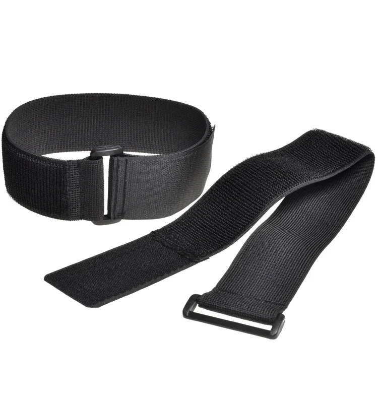 Custom Eco-Friendly Self-Adhesive Elastic Bands Adjustable Buckle Loop Strap with Hook Fasten and Binding