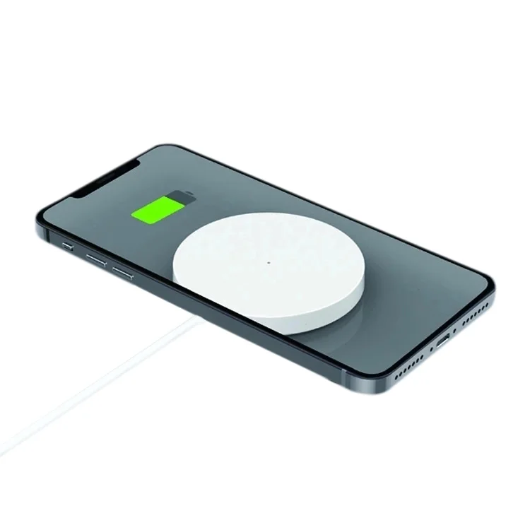 

Original Quality Phone Charger 12V Wireless Round QI Fast Safe Magnetic Pad for iPhone Magnetic Wireless Charger