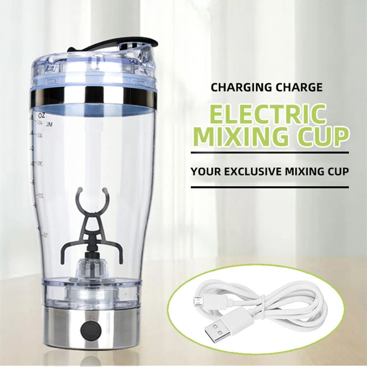 

Massive Gainer Milk Shake USB Rechargeable Vortex Mixer bottle / 600ml Shaker Bottle - Gym Electric Protein Shaker Bottle
