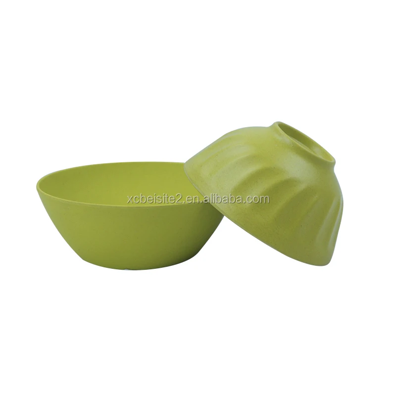 

Eco-friendly Biodegradable Renewable Bamboo Fiber Bowls with Kitchenware Color Customized, Customized color