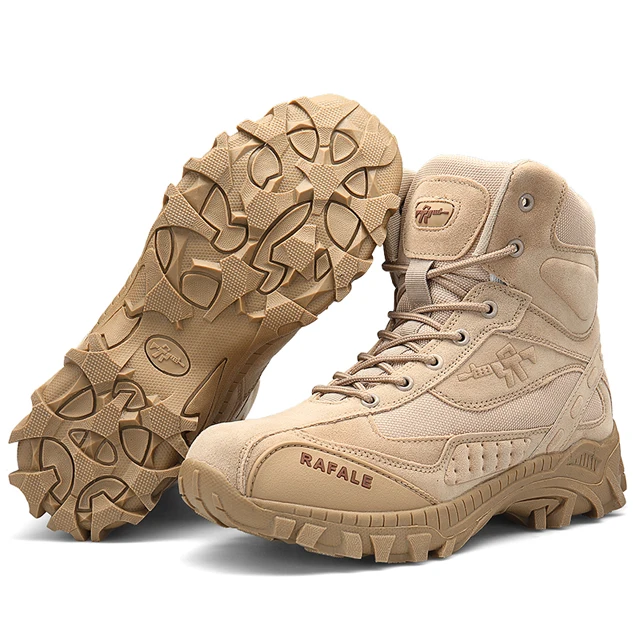 

Men's Military Tactical Boots Waterproof Hiking Combat Boots Field Desert Army Boots Outdoor Trekking Sneakers