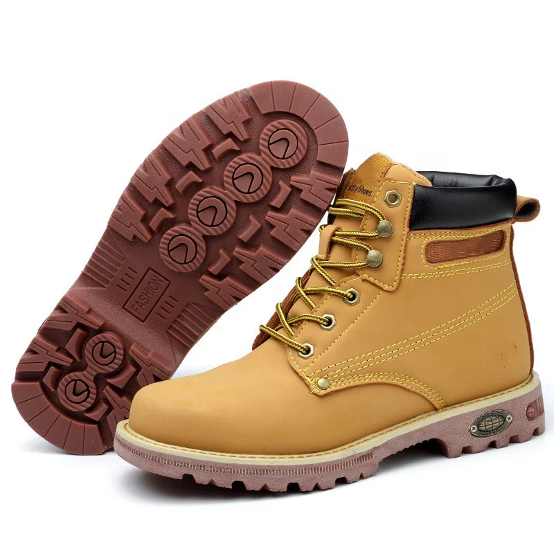 

FUNTA American Style Good year Welt Footwear Man Safety Boots