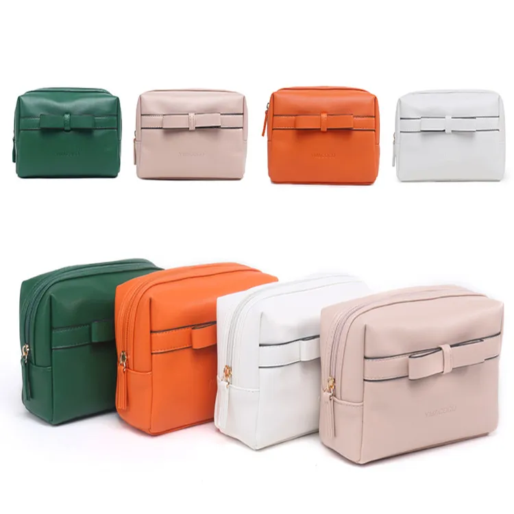 

Guangzhou YM Wholesale Bulk Cosmetic Bags & Cases, Custom Logo PVC Leather Professional Travel MakeUp Organizer Cosmetic Bag