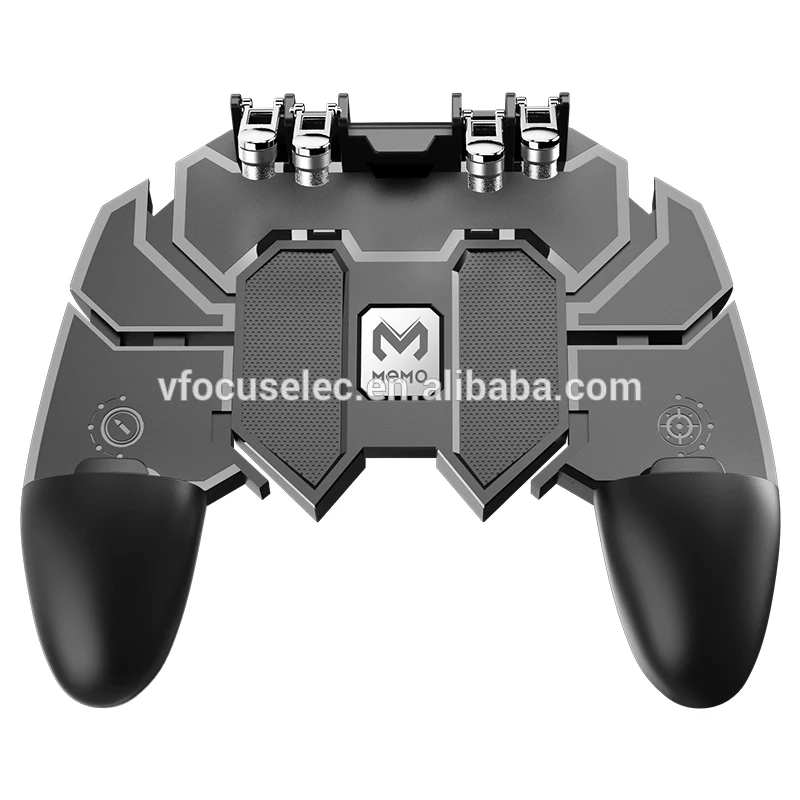 

AK66 Six Finger for PUBG Mobile Gamepad Controller Triggers for IOS Android Mobile Phone Trigger Control Shooter Handle Joystick