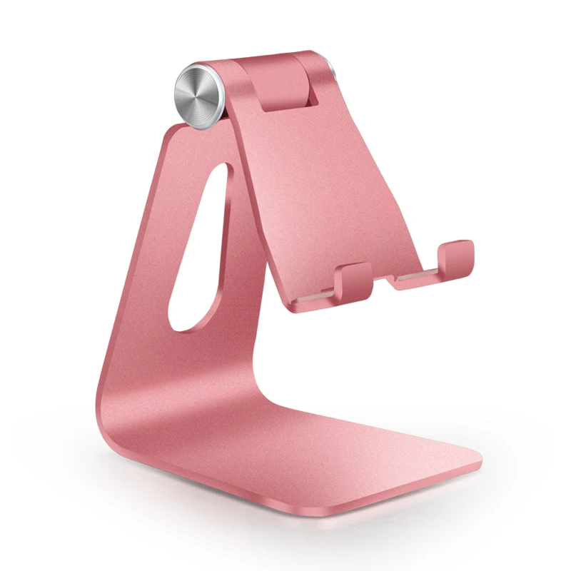 

High quality Desktop Universal Aluminum Support Smartphones Tablets Adjustable Angles Phone Holder Stand