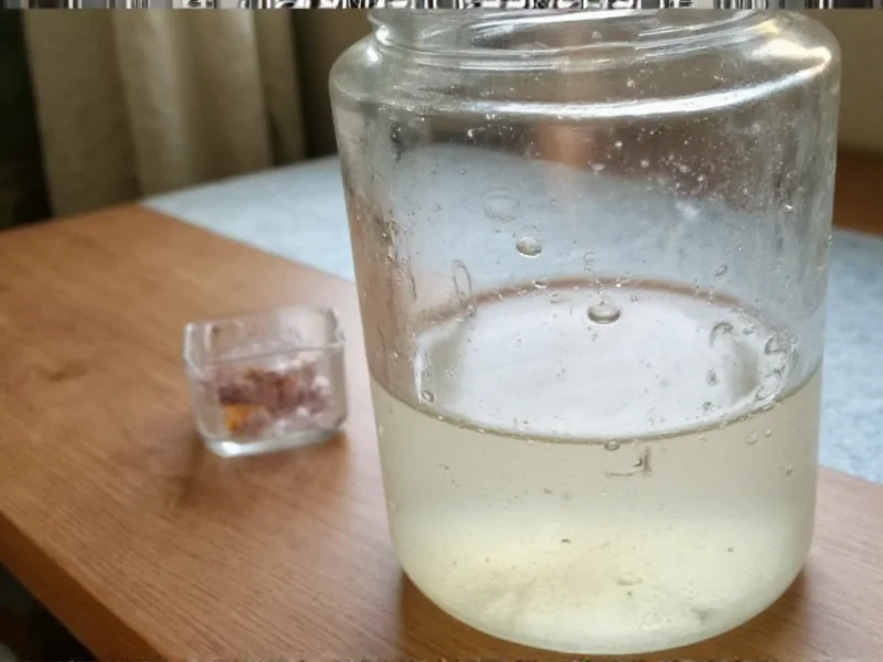 Homemade mosquito trap with sugar and yeast mixture