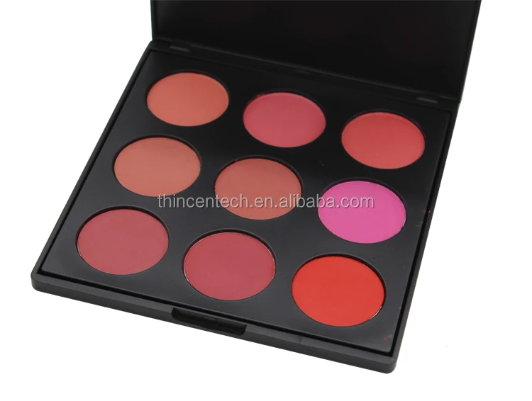 Fashion Popular Matte Pressed Powder Blusher Palette Cheek Makeup Custom Blush