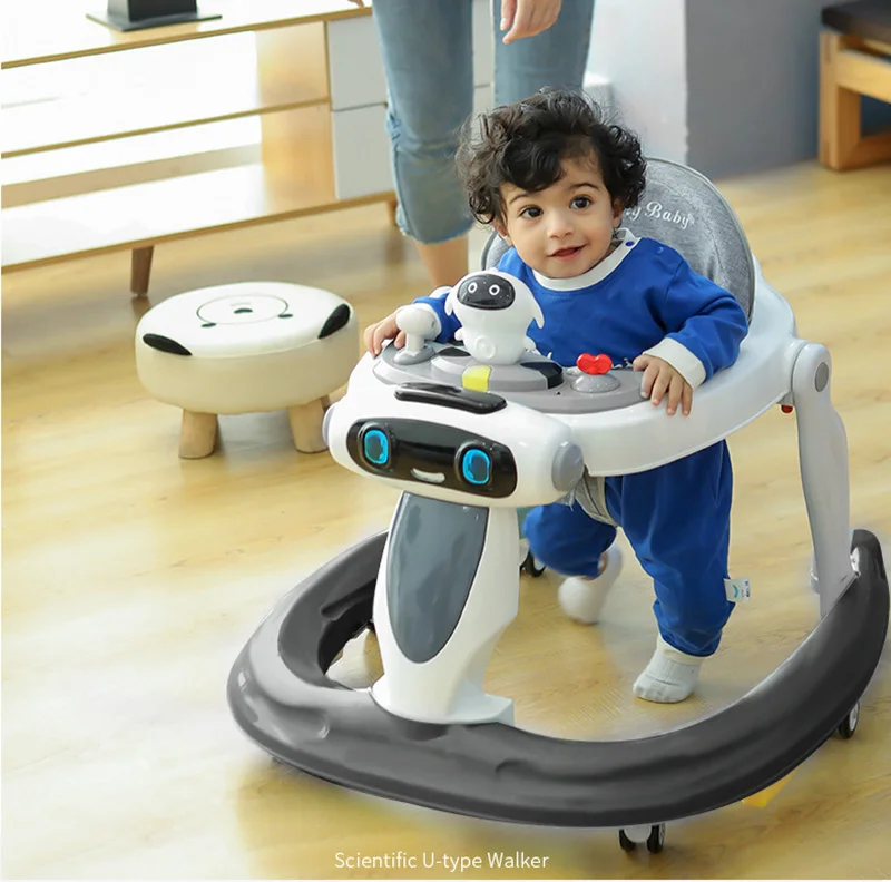 

High Quality Baby Walker Multifunction Anti-rollover Toddler Chair Dining Chair Baby Accessories Dropshipping Agent, Gray;blue;red