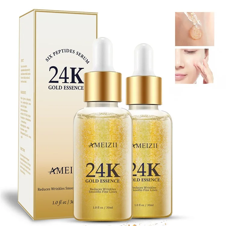 

24K Gold Serum Korean Skin Care Anti Wrinkle Belleza y Cuidado Bleaching Facial Esencias Whitening Vitamin C Serum Face For Skin