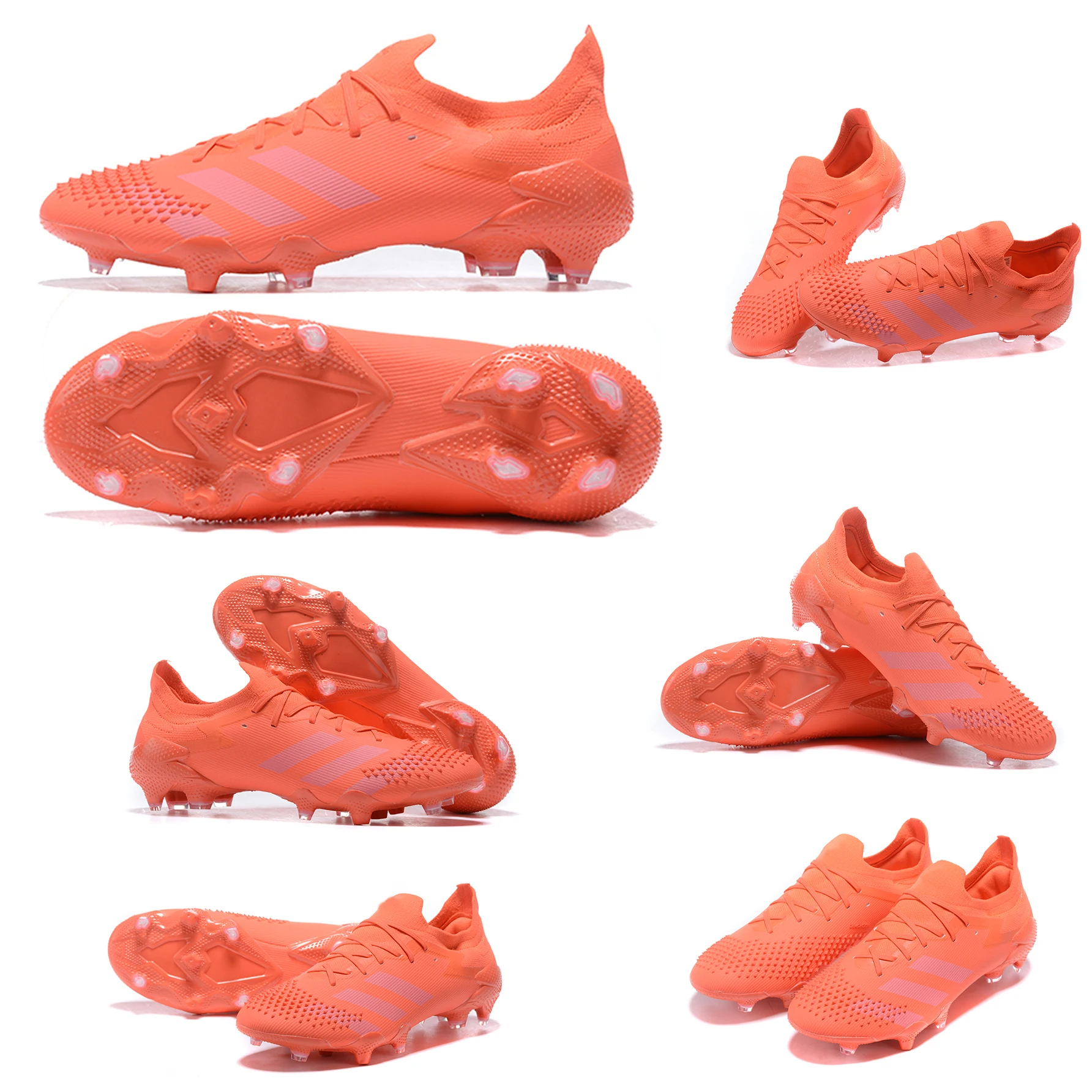 

Predator mutator 20.1 low fg size39-45 - Core black / White / active red FG nail soccer shoes football shoes