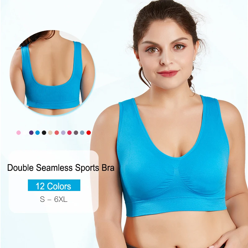 

Women's Plus-size Full Figure MagicLift Seamless Wirefree Sports Bra for Women, Seamless Comfortable Yoga Bra, As picture