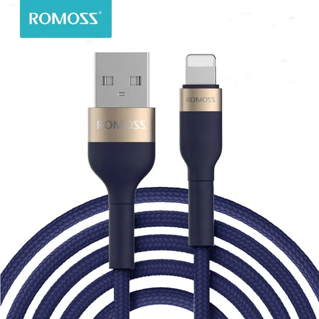 

ROMOSS USB Cable 2.4A Fast Data Charging Cables USB Wire Cord Phone Cables