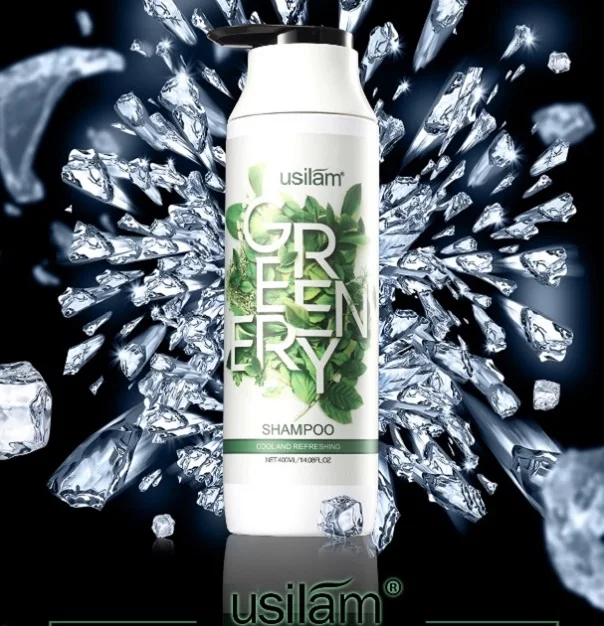 

400ml hot-sale private label wholesale natural organic nourishing smooth mint hair shampoo, White cream