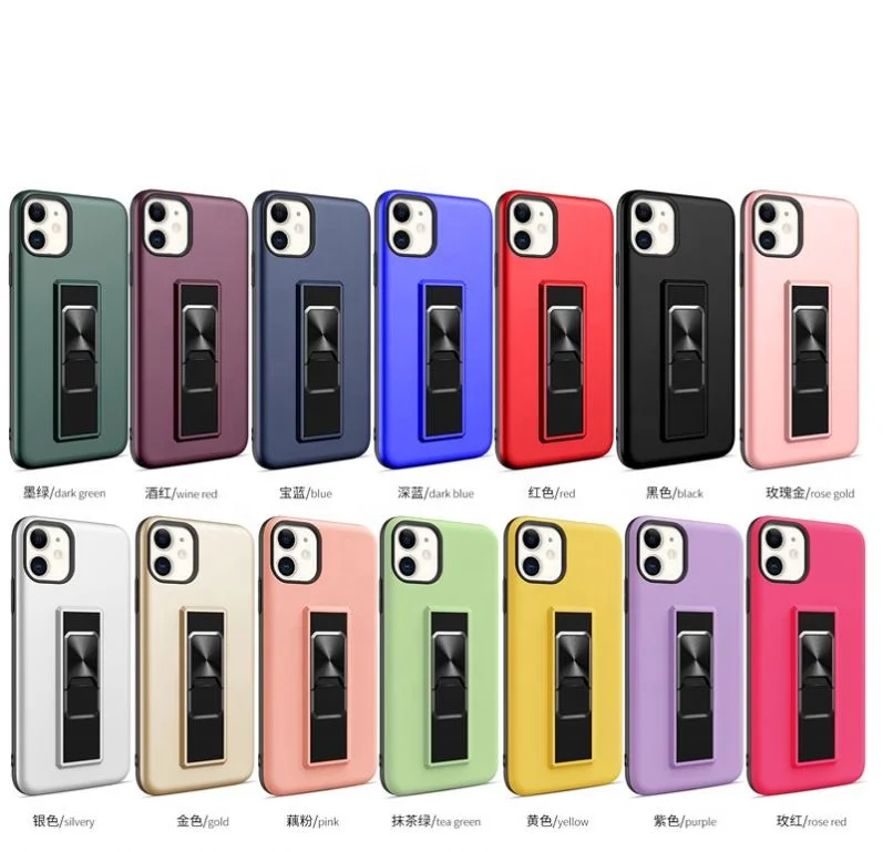 

Factory Price Mobile Phone Cover For Iphone 11 Pro Max Magnetic Stand Hybrid Case 12