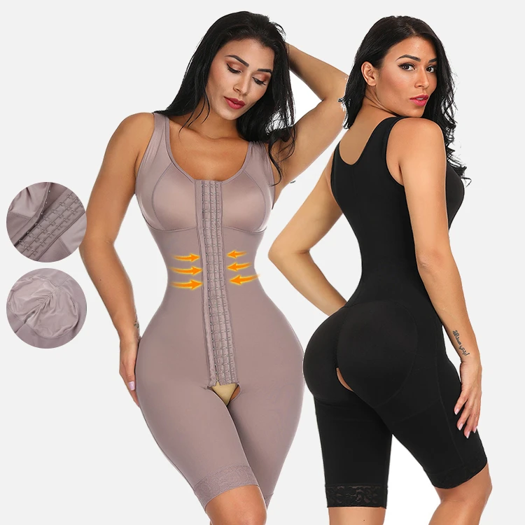 

Plus Size Fajas High Compression Waist Trainer Tummy Full Body Shaper Overbust Slimming Sheath Corset Girdle Butt Lifter