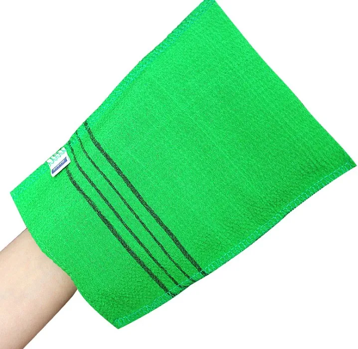 

Exfoliating Washcloth - Scrubbing Cloth mitt for Removing Dead Skin Callus, Cleaning Pores