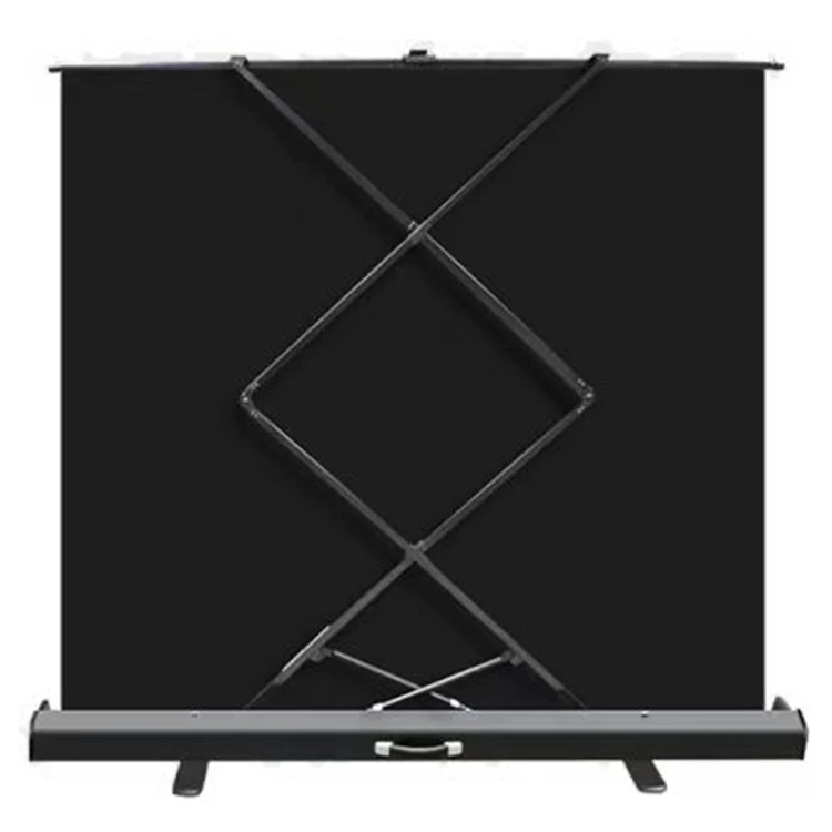 Popular 4:3 60 Inch Square Floor Stand Screen Projection Portable For Projector